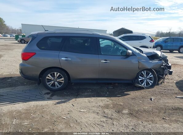 5N1DR2MM0JC651365 2018 NISSAN PATHFINDER Gray Սարքավորումների վահանակի տեսք