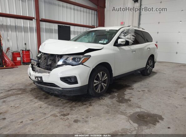 5N1DR2MM2HC907497 2017 NISSAN PATHFINDER White წინა მარცხენა ხედი სამი მეოთხედიდან