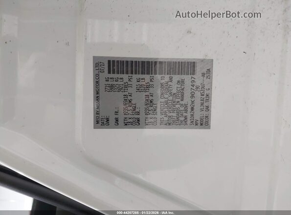 5N1DR2MM2HC907497 2017 NISSAN PATHFINDER White ძრავის განყოფილების ხედი