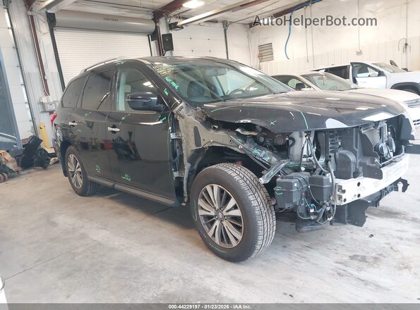 5N1DR2MM3HC641438 2017 NISSAN PATHFINDER Black Rear interior view