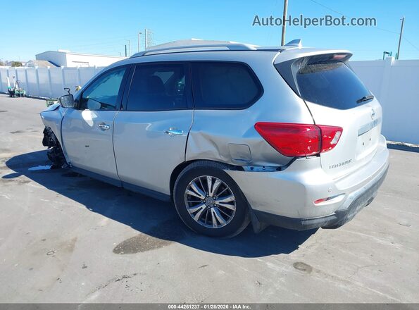 5N1DR2MM3KC595651 2019 NISSAN PATHFINDER Silver Trasero izquierdo