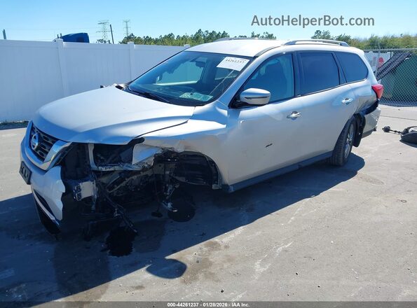 5N1DR2MM3KC595651 2019 NISSAN PATHFINDER Silver Vista tres cuartos delantera izquierda