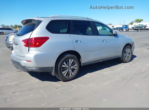 5N1DR2MM3KC595651 2019 NISSAN PATHFINDER Silver Trasero derecho