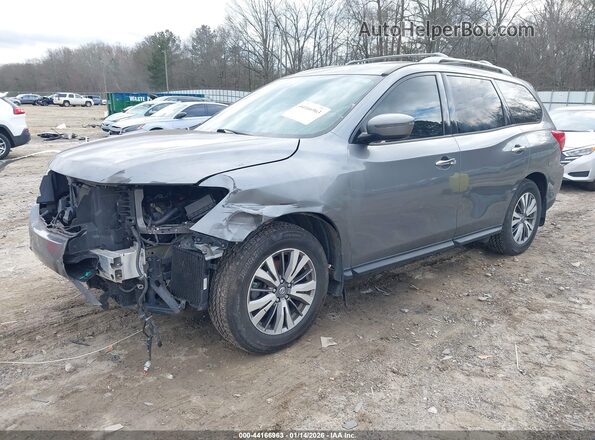 5N1DR2MM4JC614433 2018 NISSAN PATHFINDER Gray წინა მარცხენა ხედი სამი მეოთხედიდან