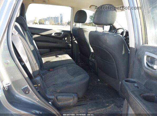 5N1DR2MM6JC619584 2018 NISSAN PATHFINDER Gray VIN კოდის სტიკერის ხედი