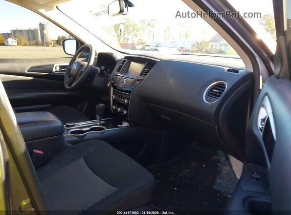 5N1DR2MM6JC619584 2018 NISSAN PATHFINDER Gray წინა სალონის ხედი