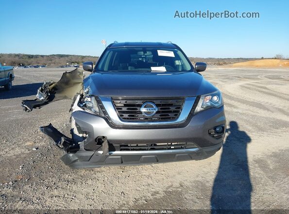 5N1DR2MM6JC619584 2018 NISSAN PATHFINDER Gray ხელსაწყოთა პანელის ხედი