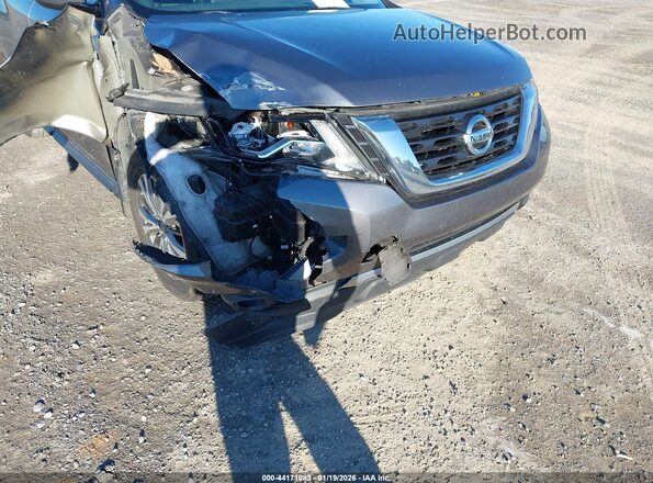 5N1DR2MM6JC619584 2018 NISSAN PATHFINDER Gray წინა ხედი