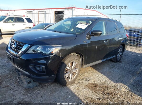 5N1DR2MM6KC600454 2019 NISSAN PATHFINDER Black Առջևի ձախ երեք քառորդ տեսարան