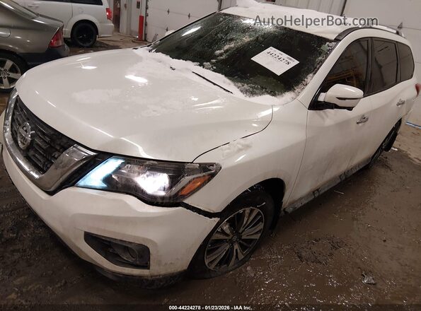5N1DR2MM7HC600939 2017 NISSAN PATHFINDER White Առջևի ձախ երեք քառորդ տեսարան