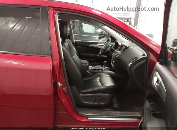 5N1DR2MM7KC591182 2019 NISSAN PATHFINDER Red წინა სალონის ხედი