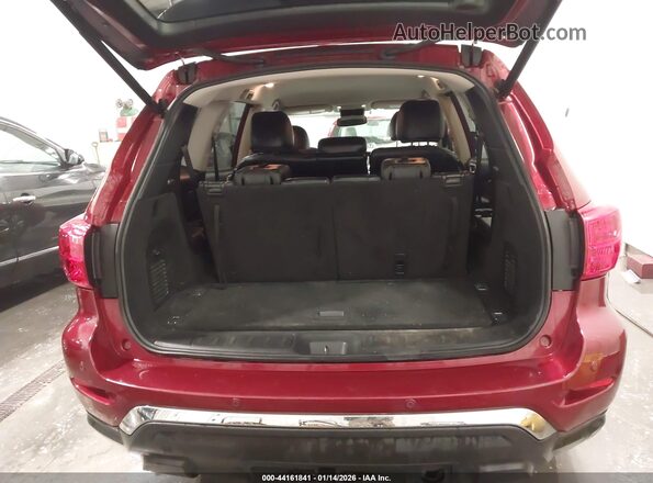 5N1DR2MM7KC591182 2019 NISSAN PATHFINDER Red ხელსაწყოთა პანელის ხედი