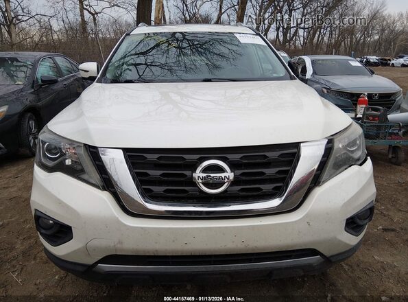 5N1DR2MM8HC635344 2017 NISSAN PATHFINDER White Սարքավորումների վահանակի տեսք