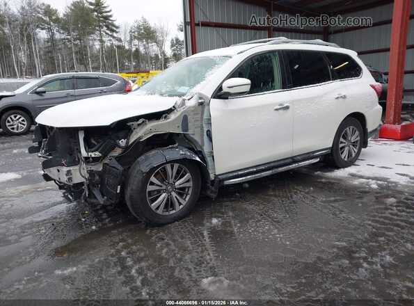 5N1DR2MM9JC621359 2018 NISSAN PATHFINDER White Առջևի ձախ երեք քառորդ տեսարան