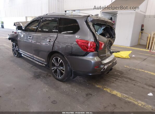 5N1DR2MM9KC636218 2019 NISSAN PATHFINDER Gray Rear left