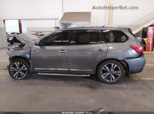 5N1DR2MM9KC636218 2019 NISSAN PATHFINDER Gray 360 interior view