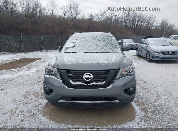 5N1DR2MMXKC589555 2019 NISSAN PATHFINDER Gray Widok wnętrza z tyłu