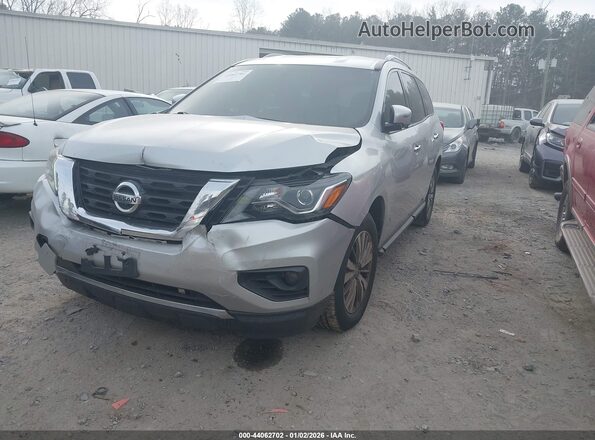 5N1DR2MMXKC636177 2019 NISSAN PATHFINDER Silver Առջևի ձախ երեք քառորդ տեսարան