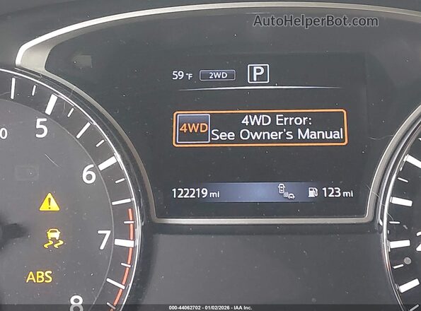 5N1DR2MMXKC636177 2019 NISSAN PATHFINDER Silver 