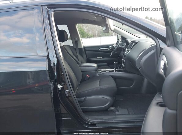 5N1DR2MN0JC629682 2018 NISSAN PATHFINDER Black Widok wnętrza z przodu