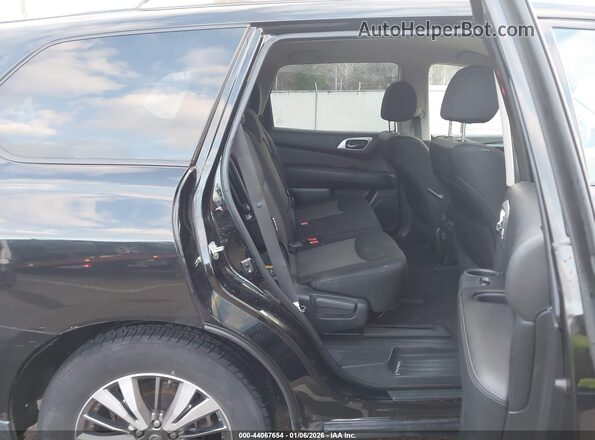5N1DR2MN0JC629682 2018 NISSAN PATHFINDER Black Widok naklejki z numerem VIN