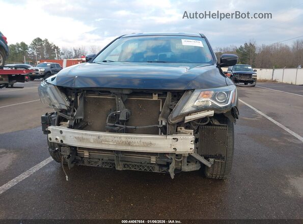 5N1DR2MN0JC629682 2018 NISSAN PATHFINDER Black Widok z przodu