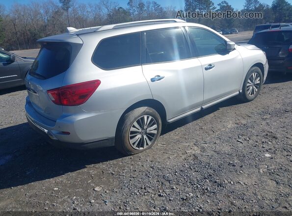 5N1DR2MN0KC603410 2019 NISSAN PATHFINDER Silver Задня права чверть