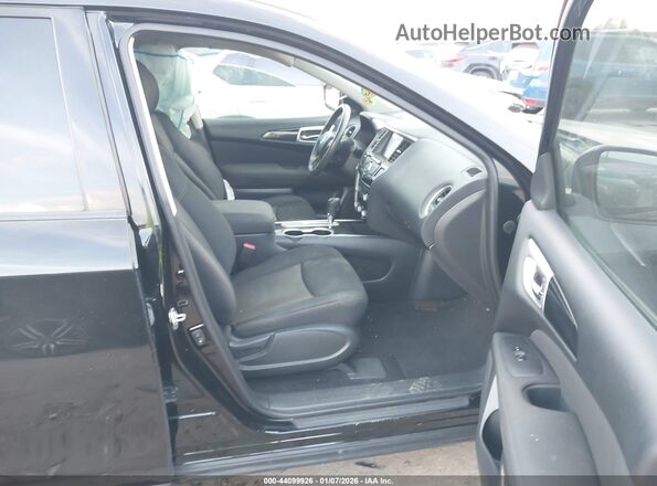 5N1DR2MN1HC913381 2017 NISSAN PATHFINDER Black Widok wnętrza z przodu