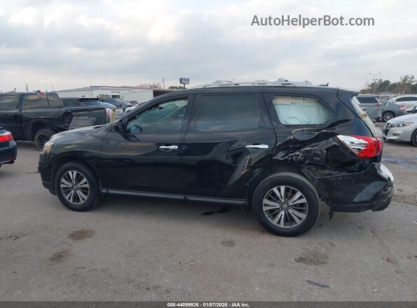 5N1DR2MN1HC913381 2017 NISSAN PATHFINDER Black Widok wnętrza z tyłu