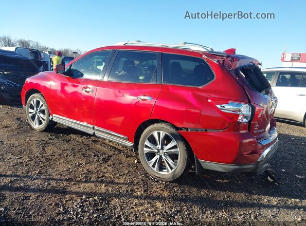 5N1DR2MN1KC638022 2019 NISSAN PATHFINDER Red Задня ліва чверть