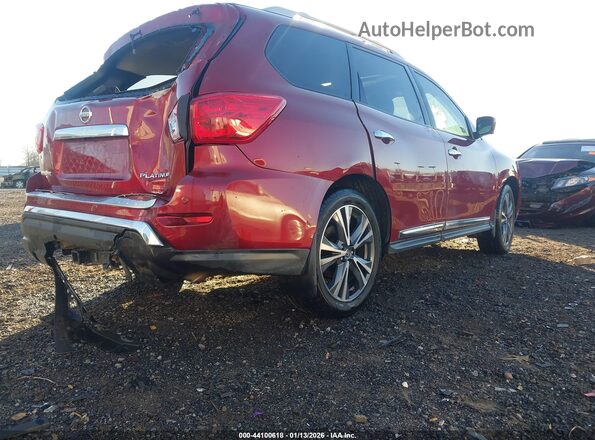 5N1DR2MN1KC638022 2019 NISSAN PATHFINDER Red Задня права чверть