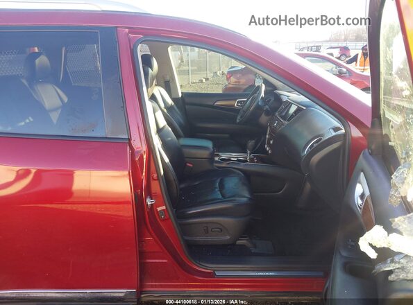 5N1DR2MN1KC638022 2019 NISSAN PATHFINDER Red Вид салону спереду
