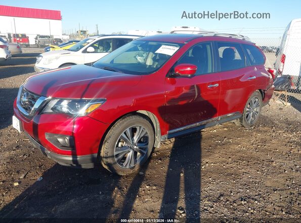 5N1DR2MN1KC638022 2019 NISSAN PATHFINDER Red Передня ліва чверть