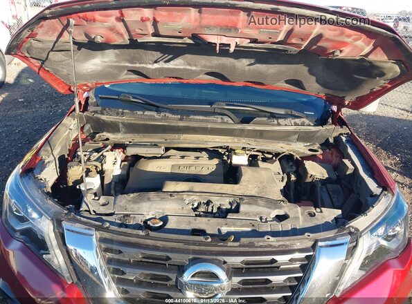 5N1DR2MN1KC638022 2019 NISSAN PATHFINDER Red Вид ззаду