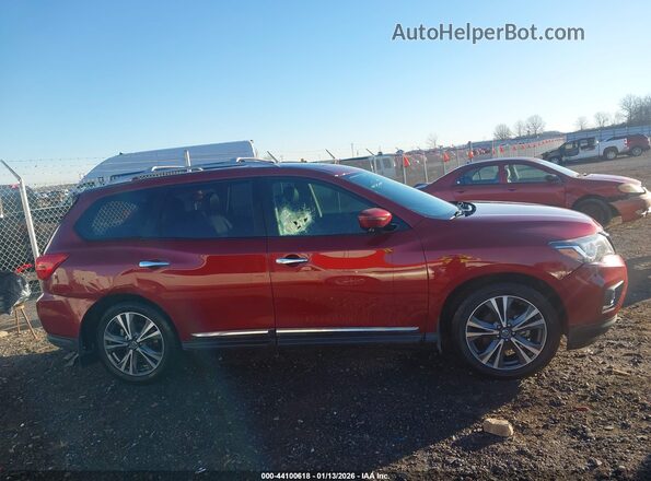 5N1DR2MN1KC638022 2019 NISSAN PATHFINDER Red Панорамний вид салону 360°