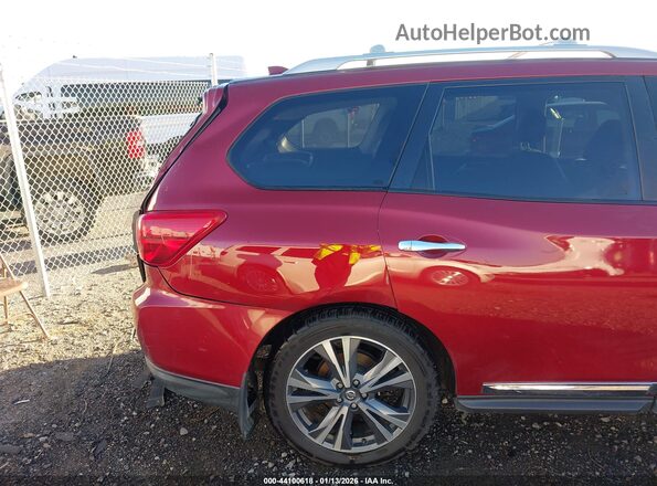 5N1DR2MN1KC638022 2019 NISSAN PATHFINDER Red 