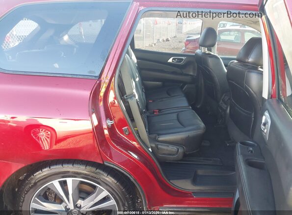 5N1DR2MN1KC638022 2019 NISSAN PATHFINDER Red Вид наклейки з VIN-кодом