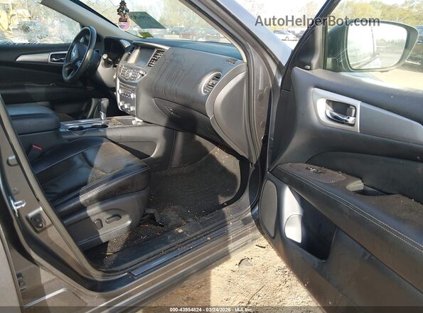 5N1DR2MN4JC634139 2018 NISSAN PATHFINDER Light Blue Front interior view