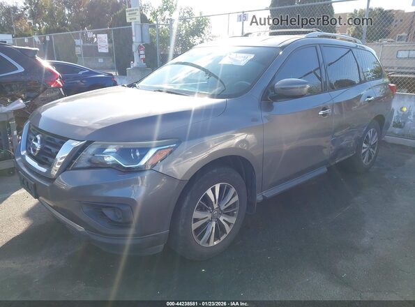 5N1DR2MN6HC665550 2017 NISSAN PATHFINDER Gray Przód lewy