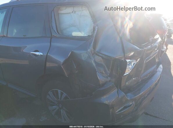 5N1DR2MN7JC605508 2018 NISSAN PATHFINDER Gray წინა ხედი