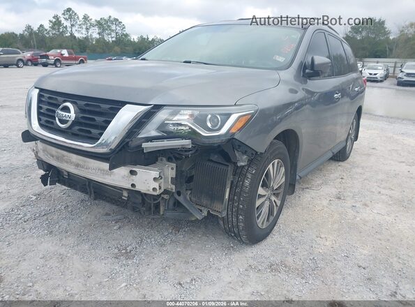5N1DR2MN8JC645239 2018 NISSAN PATHFINDER Gray Դիմացի տեսք