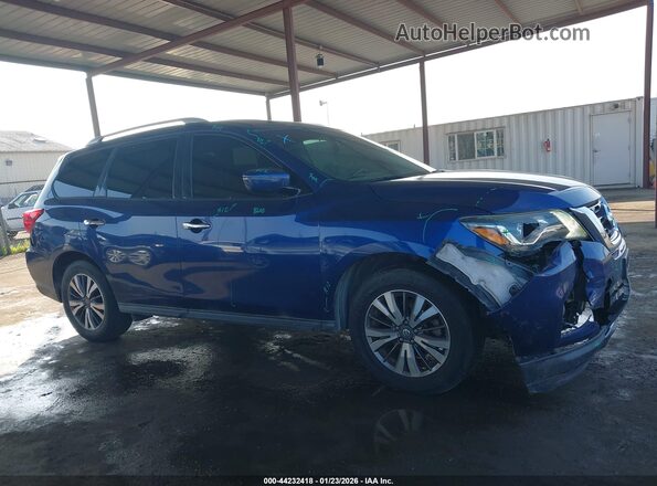 5N1DR2MN9JC605722 2018 NISSAN PATHFINDER Blue Вид задньої частини салону