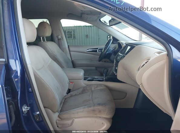 5N1DR2MN9JC605722 2018 NISSAN PATHFINDER Blue Вид салону спереду