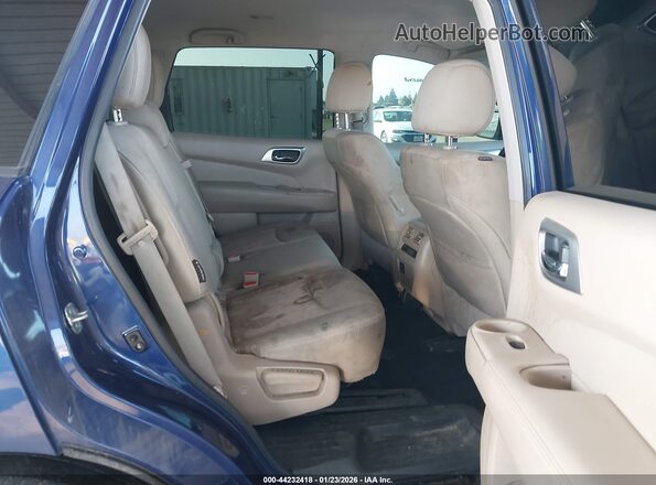 5N1DR2MN9JC605722 2018 NISSAN PATHFINDER Blue Вид наклейки з VIN-кодом