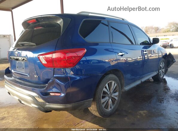 5N1DR2MN9JC605722 2018 NISSAN PATHFINDER Blue Задня права чверть