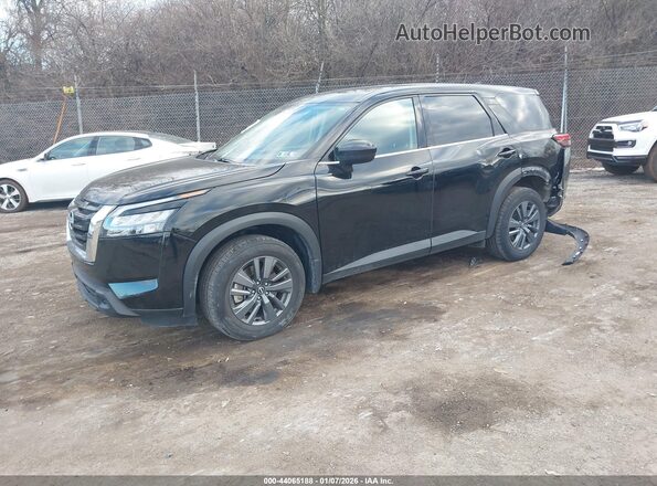 5N1DR3AC3RC203540 2024 NISSAN PATHFINDER Black Առջևի ձախ երեք քառորդ տեսարան
