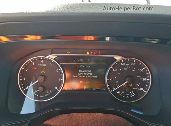 5N1DR3BC6SC213208 2025 NISSAN PATHFINDER White Սարքավորումների վահանակի տեսք