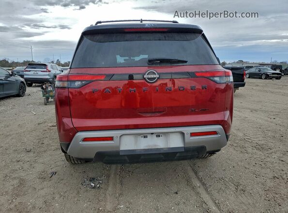 5N1DR3CC6PC216583 2023 NISSAN PATHFINDER Red Вид ззаду
