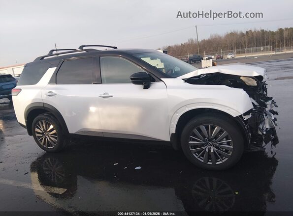 5N1DR3CD3SC241264 2025 NISSAN PATHFINDER White Սալոնի 360 աստիճան տեսք
