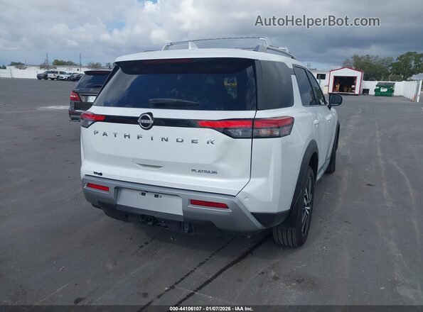5N1DR3DG7SC203688 2025 NISSAN PATHFINDER White უკანა მარჯვენა